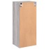 Mueble TV de pared madera ingeniería gris Sonoma 40,5x30x90