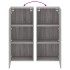 Mueble TV de pared madera ingeniería gris Sonoma 40,5x30x90