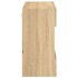 Mueble TV de pared con luces LED roble Sonoma 58,5x30x60,5