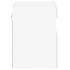 Muebles de TV de pared con luces LED 2 uds blanco 40x30x40