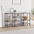 Mesa consola madera de ingeniería gris Sonoma 160x29x80