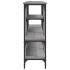 Mesa consola madera de ingeniería gris Sonoma 160x29x80