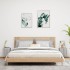 Muebles TV pared con luces LED 2 uds gris Sonoma 30,5x35x30