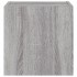 Muebles TV pared con luces LED 2 uds gris Sonoma 30,5x35x30