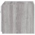 Muebles TV pared con luces LED 2 uds gris Sonoma 30,5x35x30