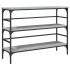 Mesa consola madera de ingeniería gris Sonoma 100x32x75