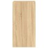 Mueble de TV de pared con luces LED roble Sonoma 40,5x35x80