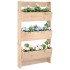 Jardinera de pared 3 niveles madera maciza pino 60x18,5x110