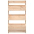 Jardinera de pared 3 niveles madera maciza pino 60x18,5x110