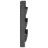 Jardinera de pared 3 niveles madera pino gris 60x18,5x110