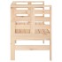 Banco de jardín madera maciza de pino 111,5x53x71