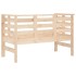 Banco de jardín madera maciza de pino 111,5x53x71