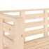 Banco de jardín madera maciza de pino 111,5x53x71