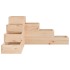 Jardinera de 4 niveles madera maciza de pino 80,5x79x36