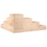 Jardinera de 4 niveles madera maciza de pino 80,5x79x36