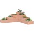 Jardinera de 4 niveles madera maciza Douglas 80,5x79x36