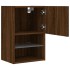 Muebles de TV con luces LED 2 uds roble 40,5x30x60