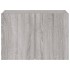Mueble de TV de pared con luces LED gris Sonoma 60x35x41