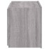 Mueble de TV de pared con luces LED gris Sonoma 60x35x41