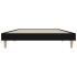 Estructura de cama madera de ingeniería negra 90x200