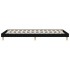 Estructura de cama madera de ingeniería negra 90x200