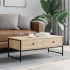 Mesa de centro madera de ingeniería roble Sonoma 101x49x39,5