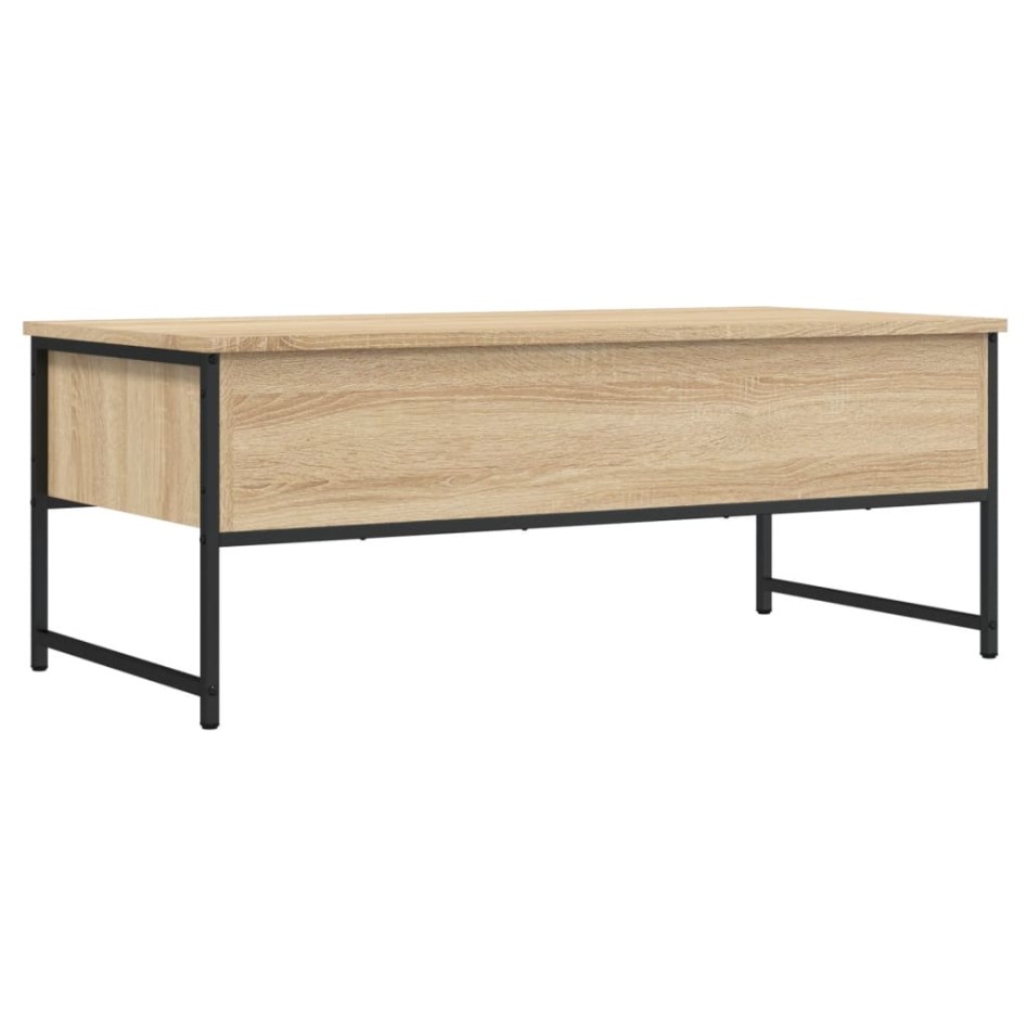 Mesa de centro madera de ingeniería roble Sonoma 101x49x39,5