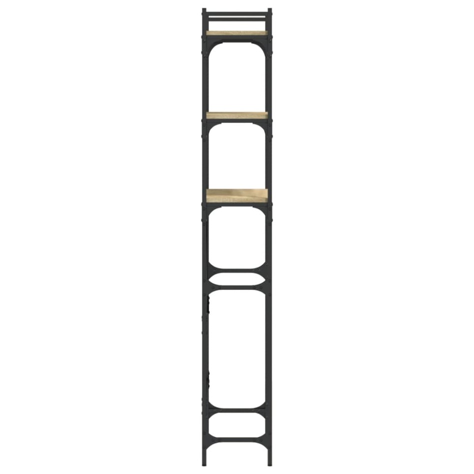 Estantería lavadora madera ingeniería roble Sonoma 67x25x163