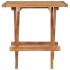 Mesa plegable de jardín madera maciza de teca 50x50x50