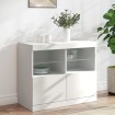Aparador con luces LED blanco 81x37x67 cm