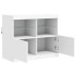 Aparador con luces LED blanco 81x37x67