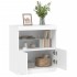 Aparador con luces LED blanco 60x37x67