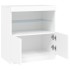Aparador con luces LED blanco 60x37x67