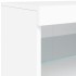 Aparador con luces LED blanco 60x37x67