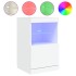 Aparador con luces LED blanco 41x37x67