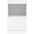 Aparador con luces LED blanco 41x37x67