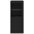 Aparador con luces LED negro 41x37x100
