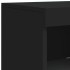 Aparador con luces LED negro 41x37x100