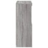 Aparador con luces LED gris Sonoma 60,5x37x100