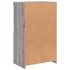Aparador con luces LED gris Sonoma 60,5x37x100