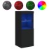 Aparador con luces LED negro 41x37x100