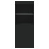 Aparador con luces LED negro 41x37x100