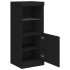 Aparador con luces LED negro 41x37x100