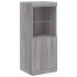 Aparador con luces LED gris Sonoma 41x37x100