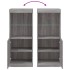 Aparador con luces LED gris Sonoma 41x37x100
