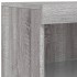 Aparador con luces LED gris Sonoma 41x37x100