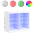 Aparador con luces LED blanco 81x37x67