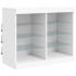 Aparador con luces LED blanco 81x37x67
