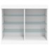 Aparador con luces LED blanco 81x37x67