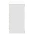 Aparador con luces LED blanco 81x37x67